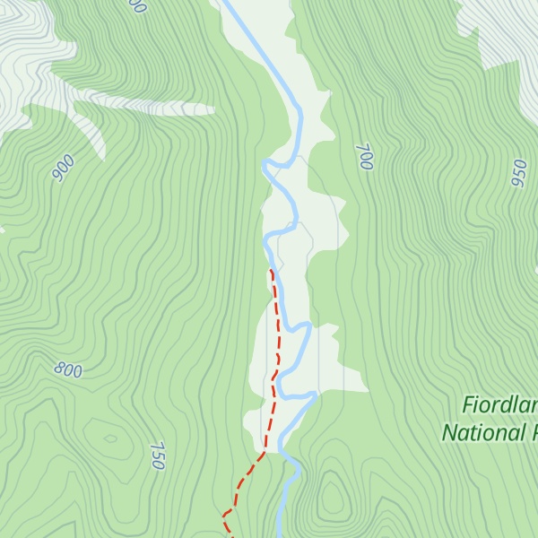Map of North Borland Hut