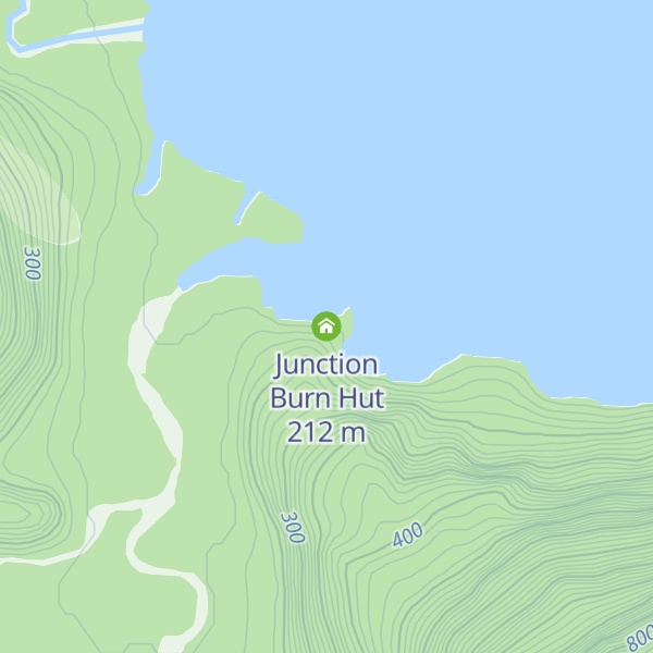 Map of Junction Burn Hut