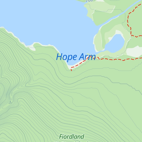 Map of Hope Arm Hut