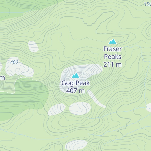 Map of Gog Peak