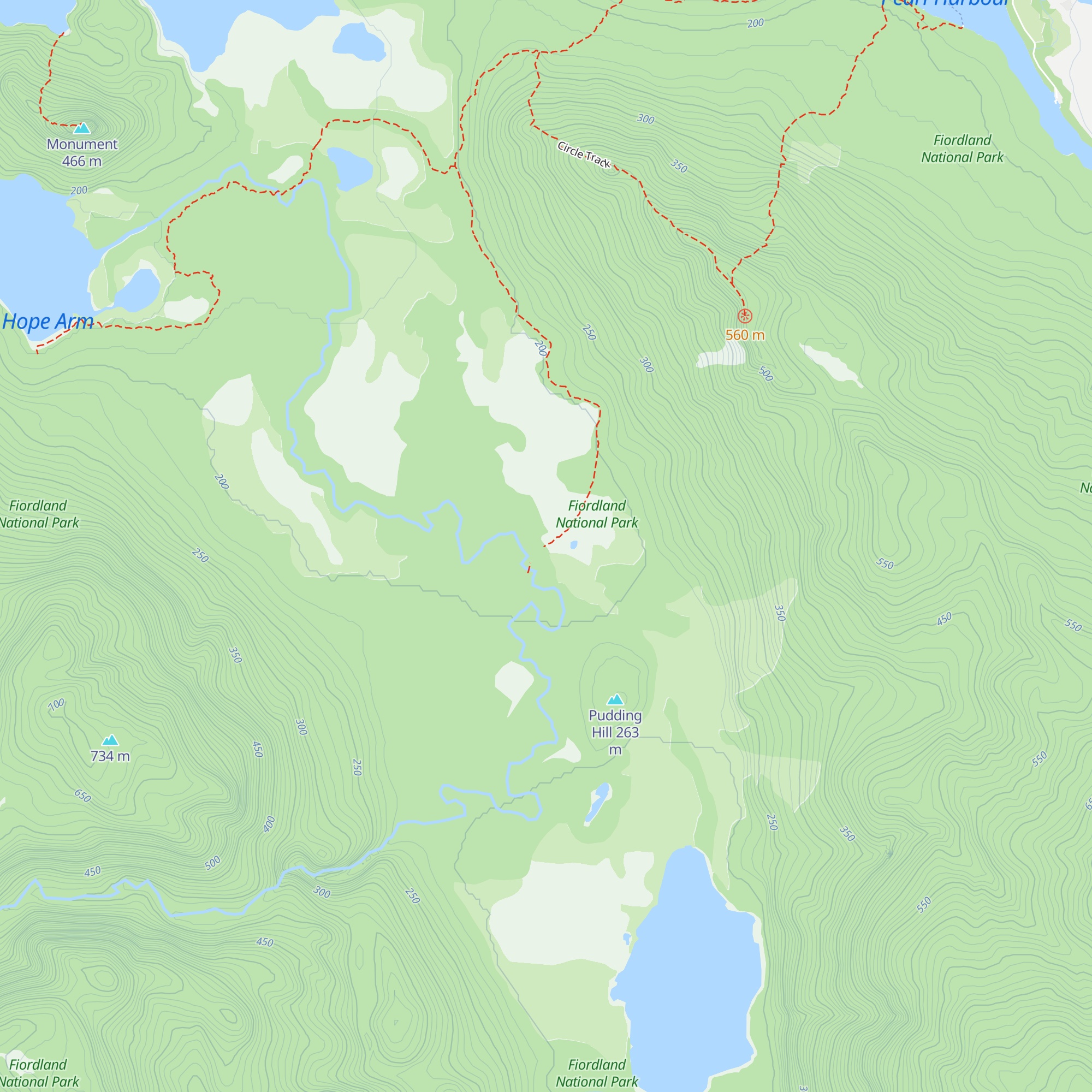 Back Valley Hut map