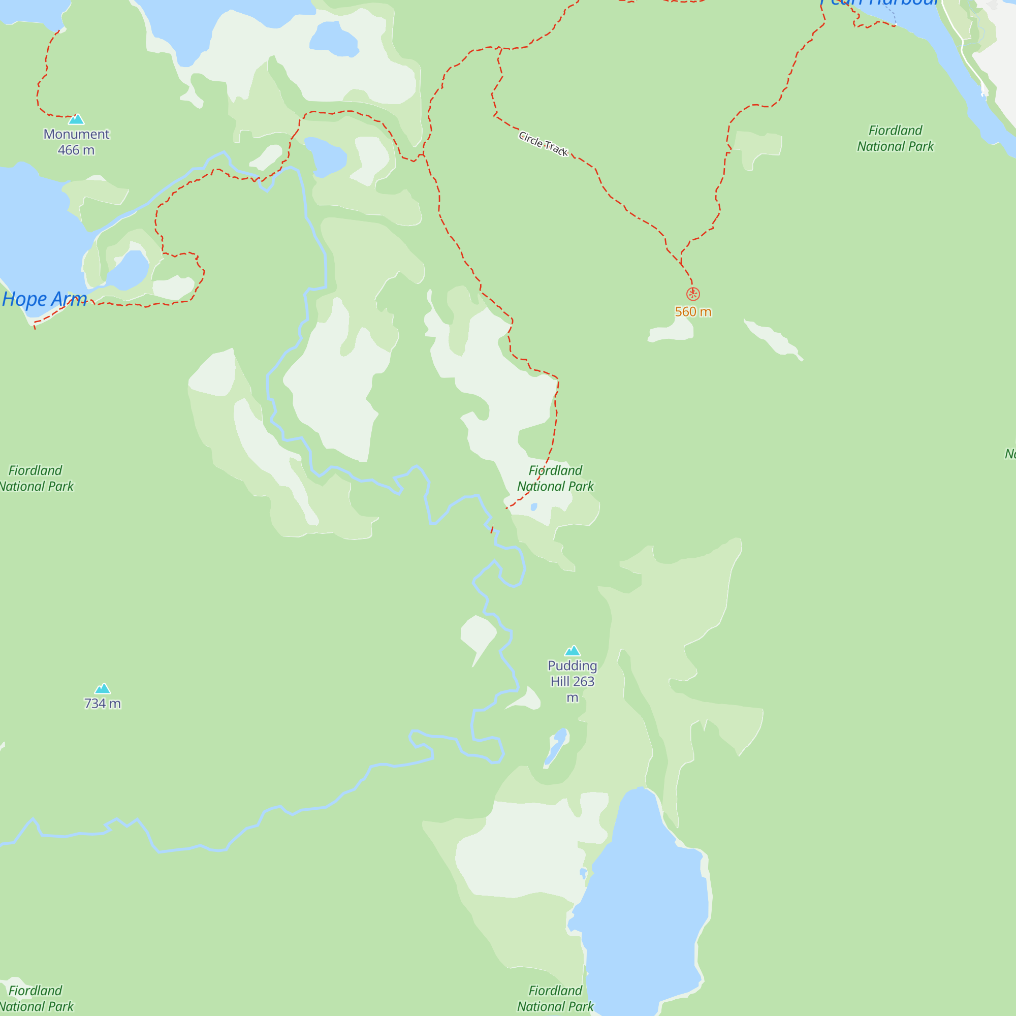 Back Valley Hut map