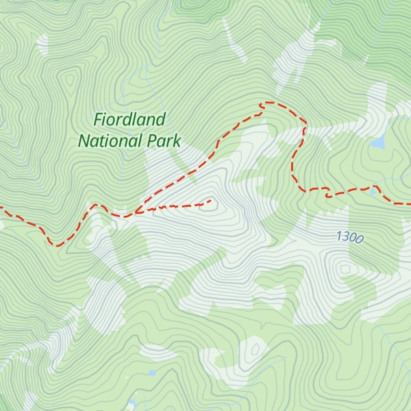 Map of Ō-te-horua-a-Te-Puhituia / Mount Luxmore