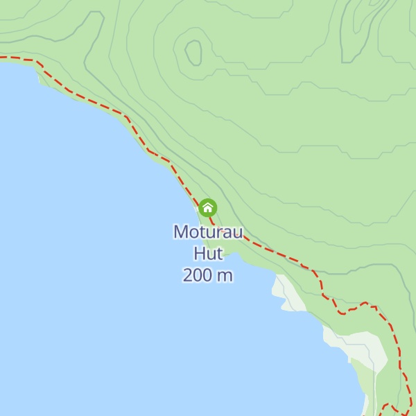 Map of Moturau Hut