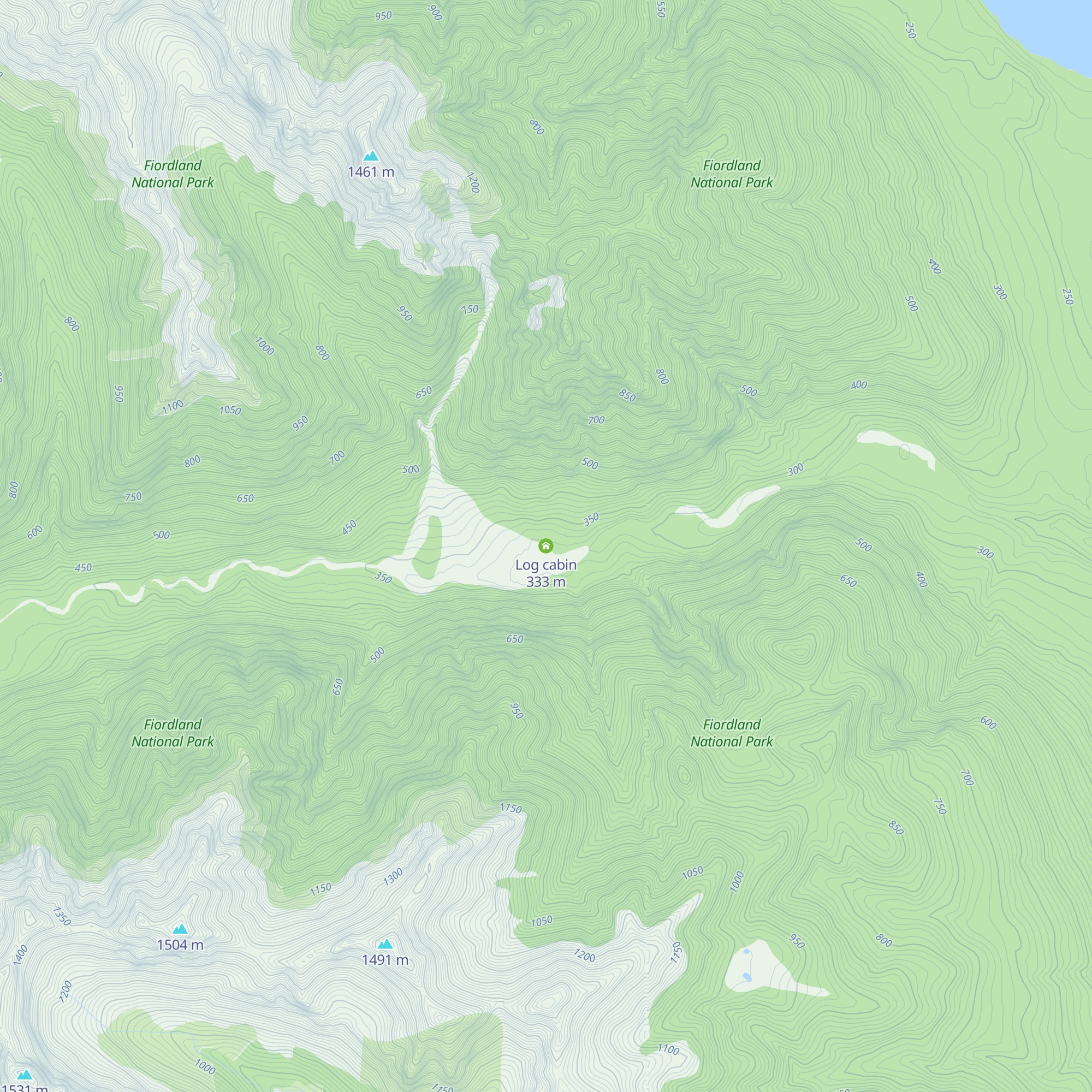 Log cabin map