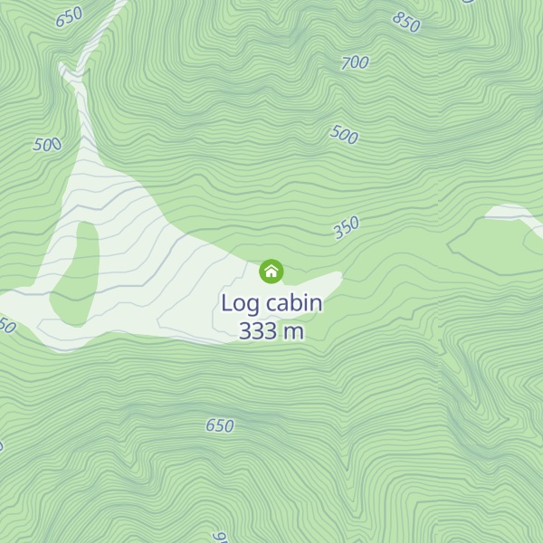 Map of Log cabin