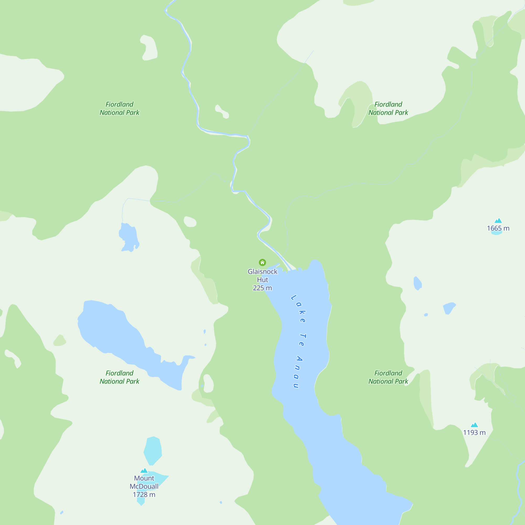 Glaisnock Hut map