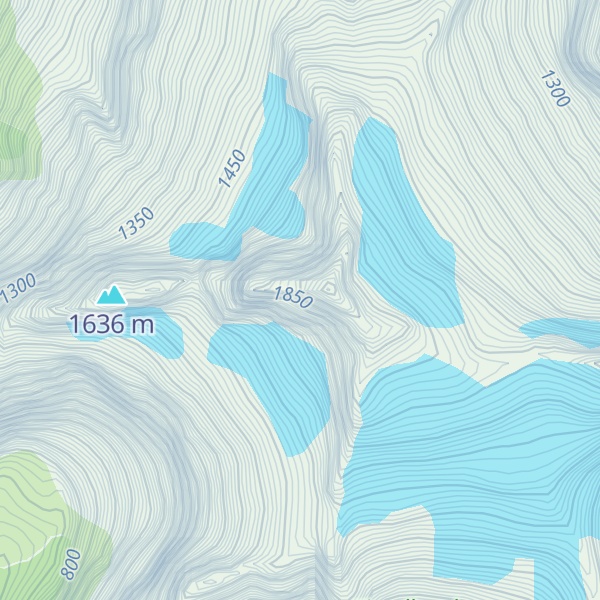 Map of Barrier Peak
