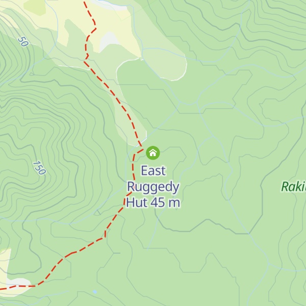 Map of East Ruggedy Hut