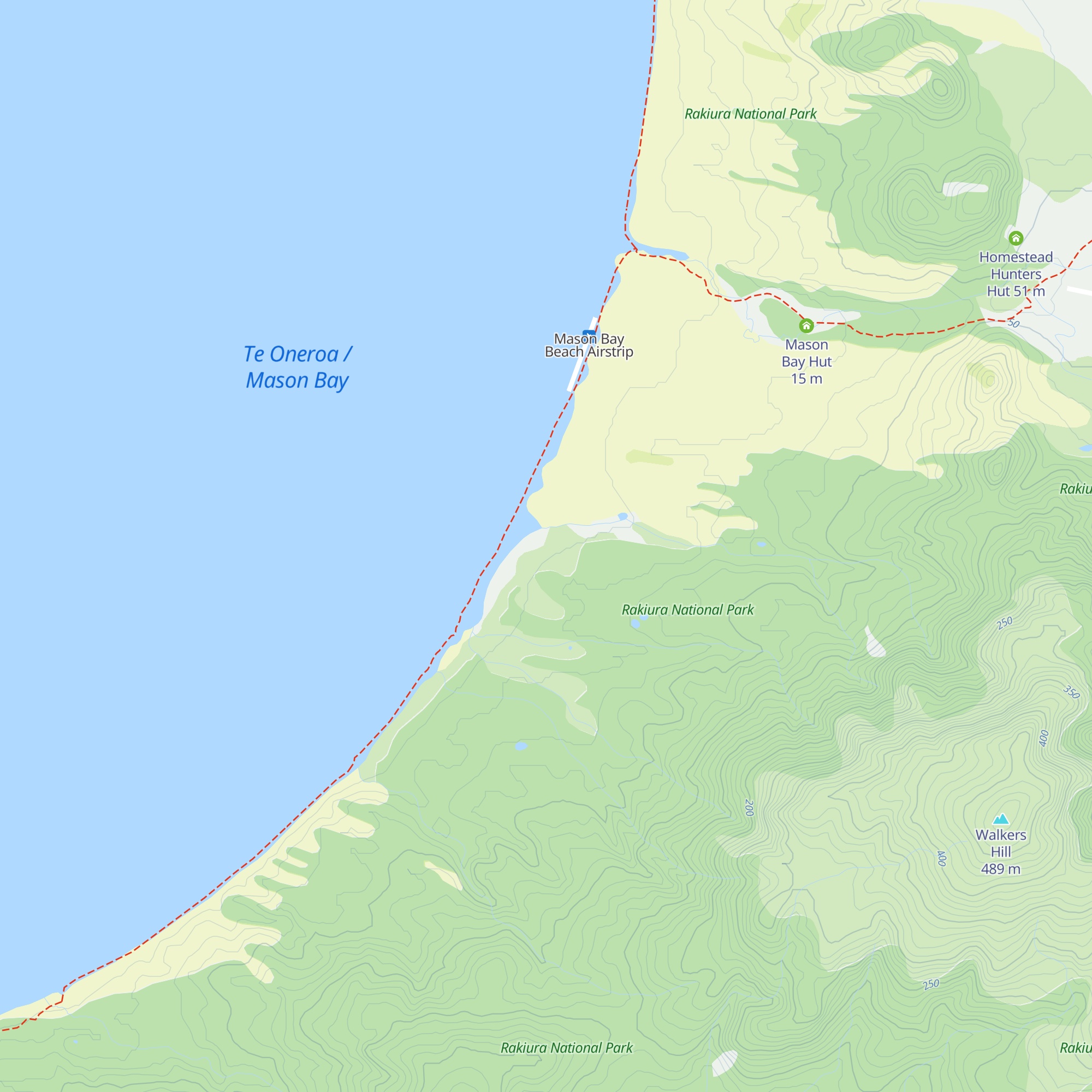 Martins Creek Hunters Hut map