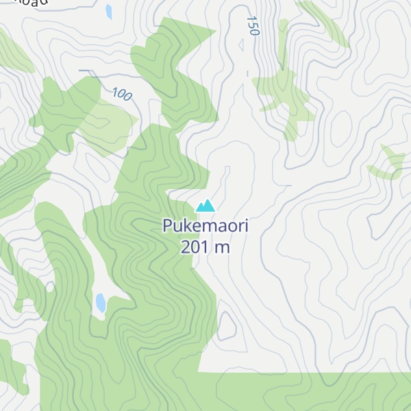 Map of Pukemaori