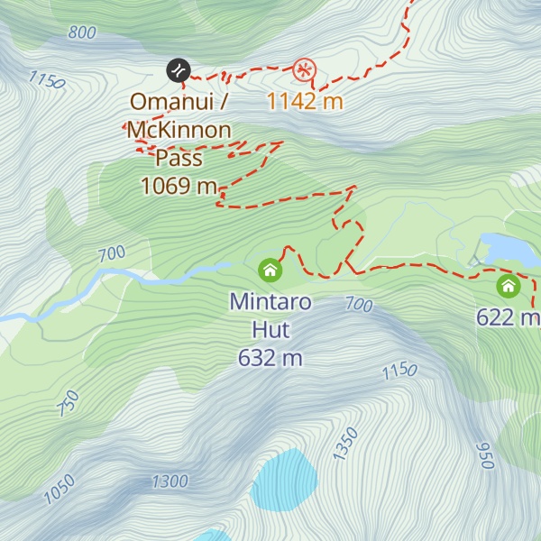 Map of Mintaro Hut