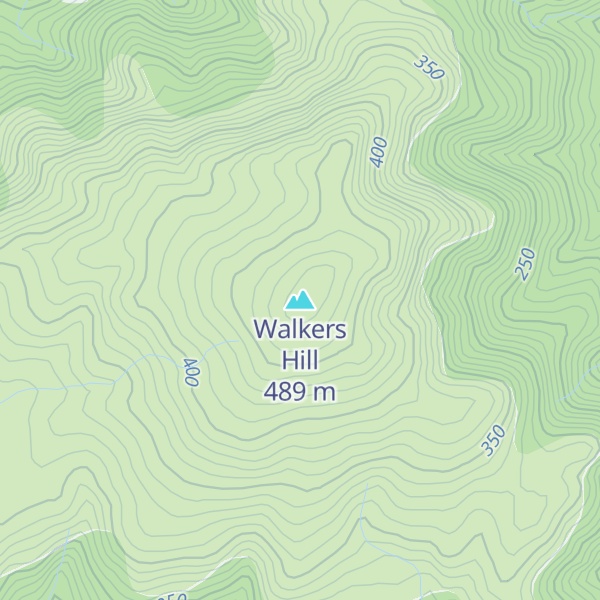 Map of Walkers Hill