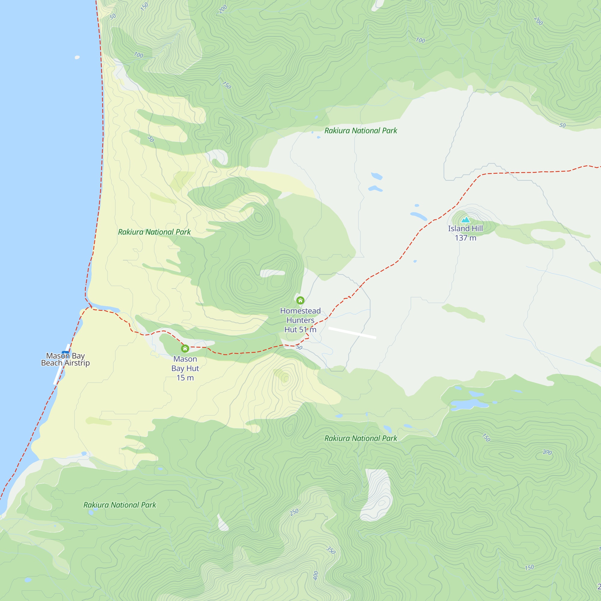 Homestead Hunters Hut map