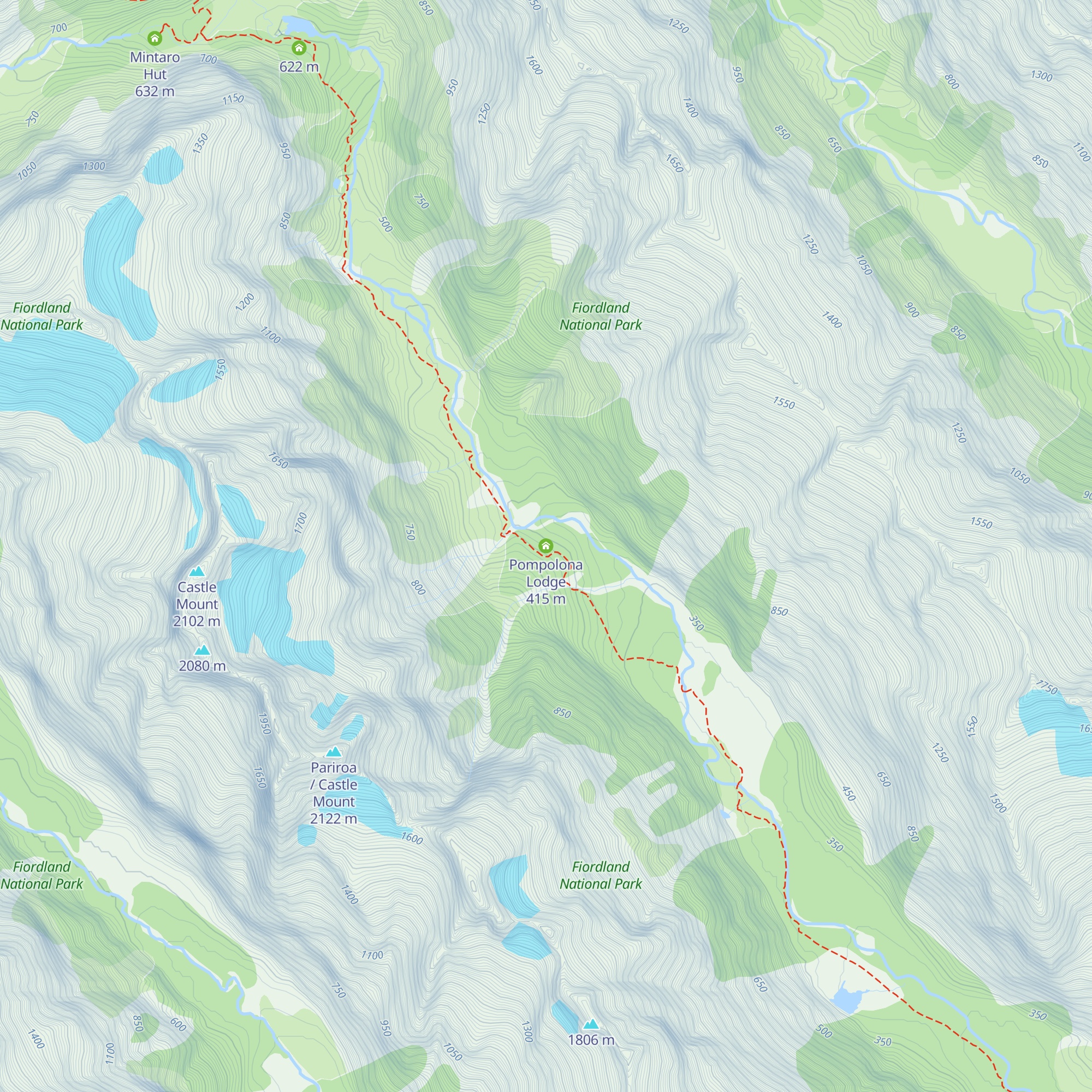 Pompolona Lodge map