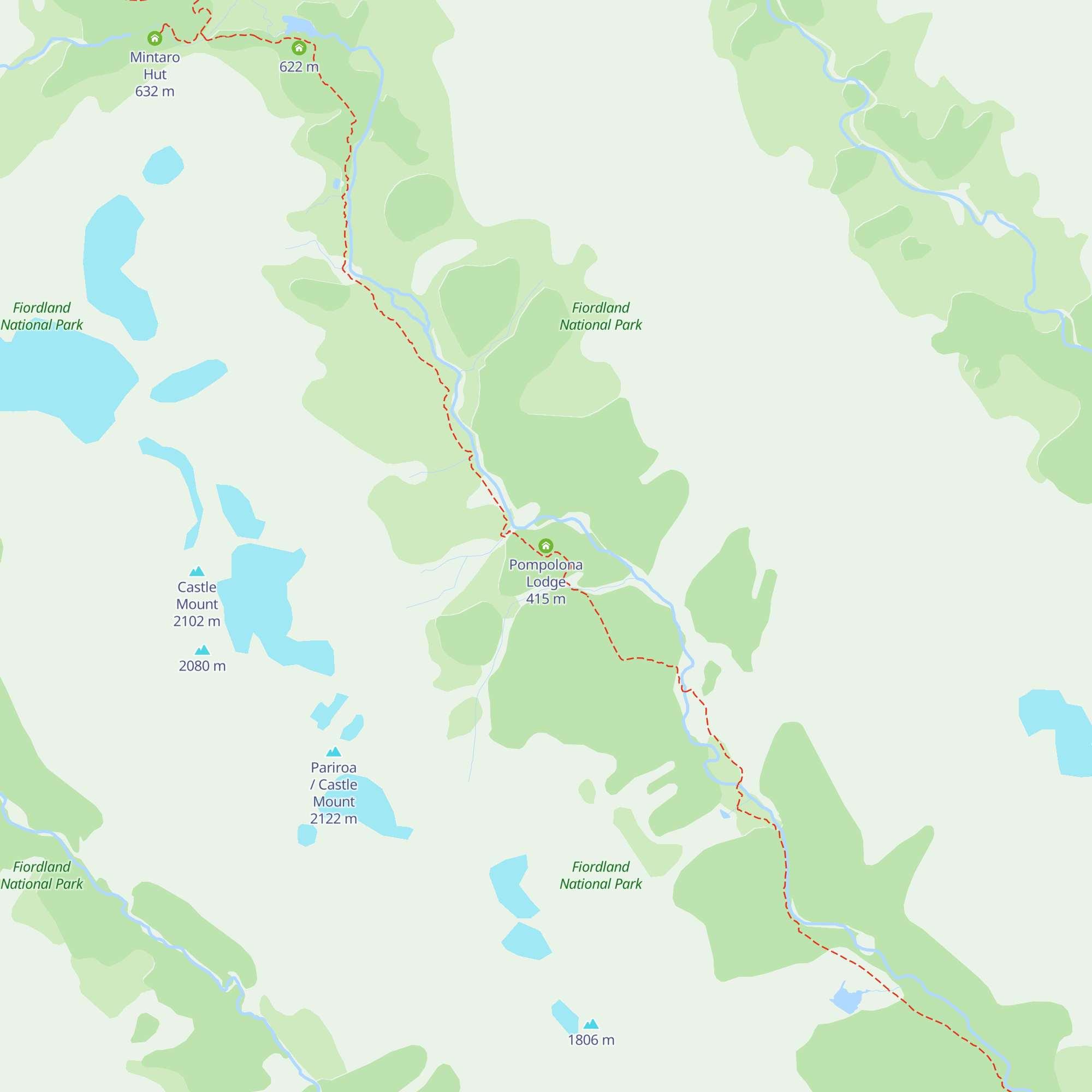 Pompolona Lodge map