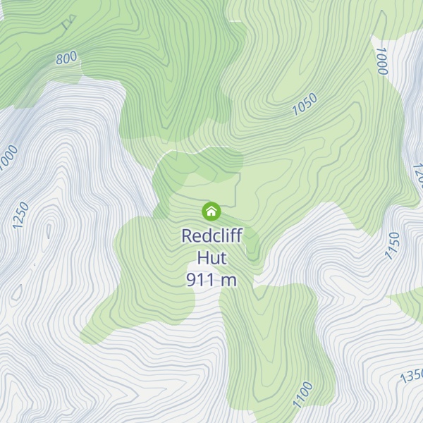 Map of Redcliff Hut