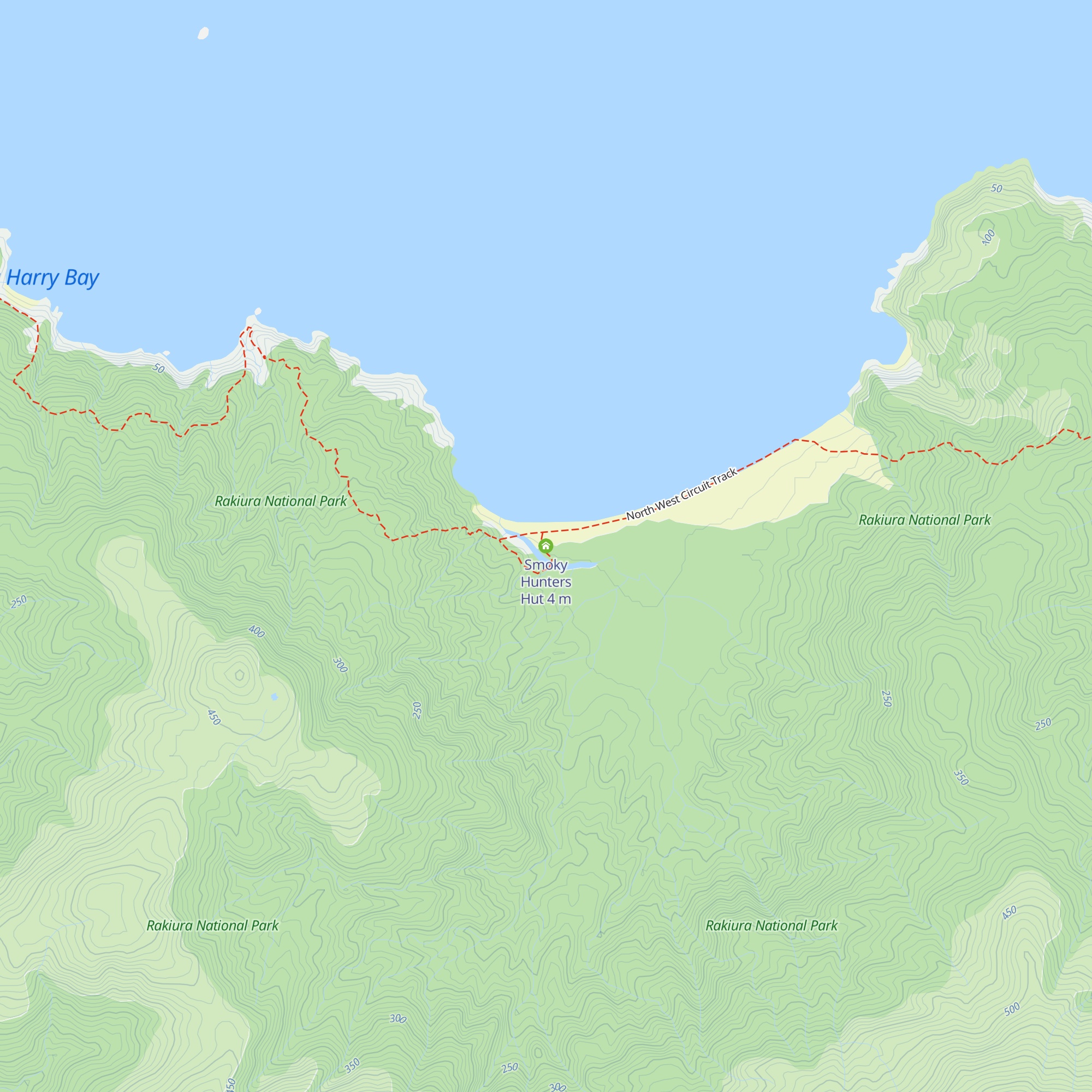 Smoky Hunters Hut map