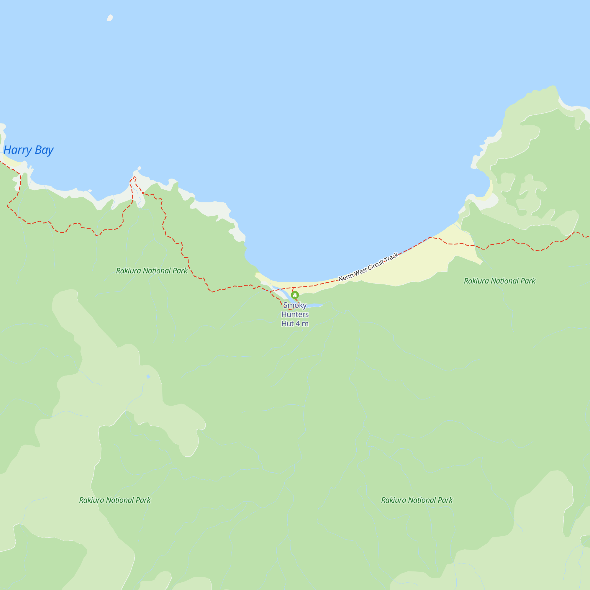 Smoky Hunters Hut map