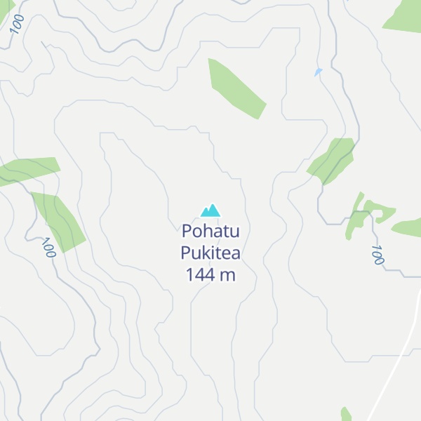 Map of Pohatu Pukitea