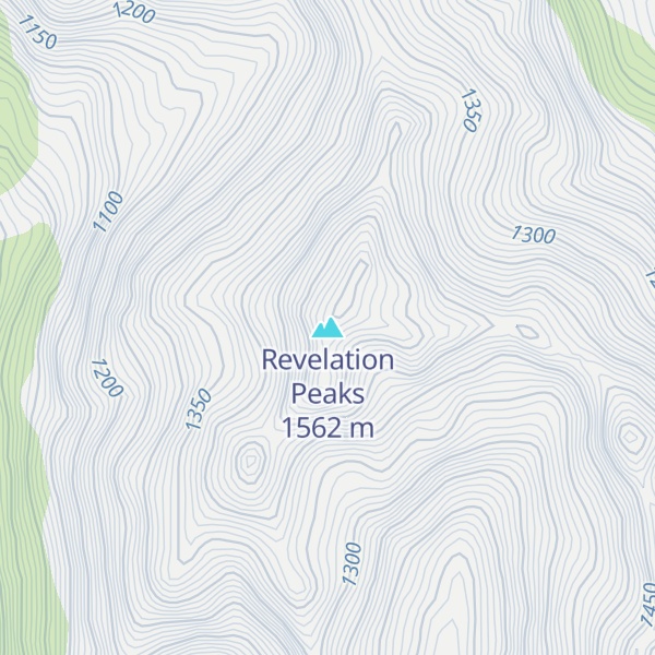 Map of Revelation Peaks