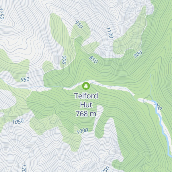 Map of Telford Hut