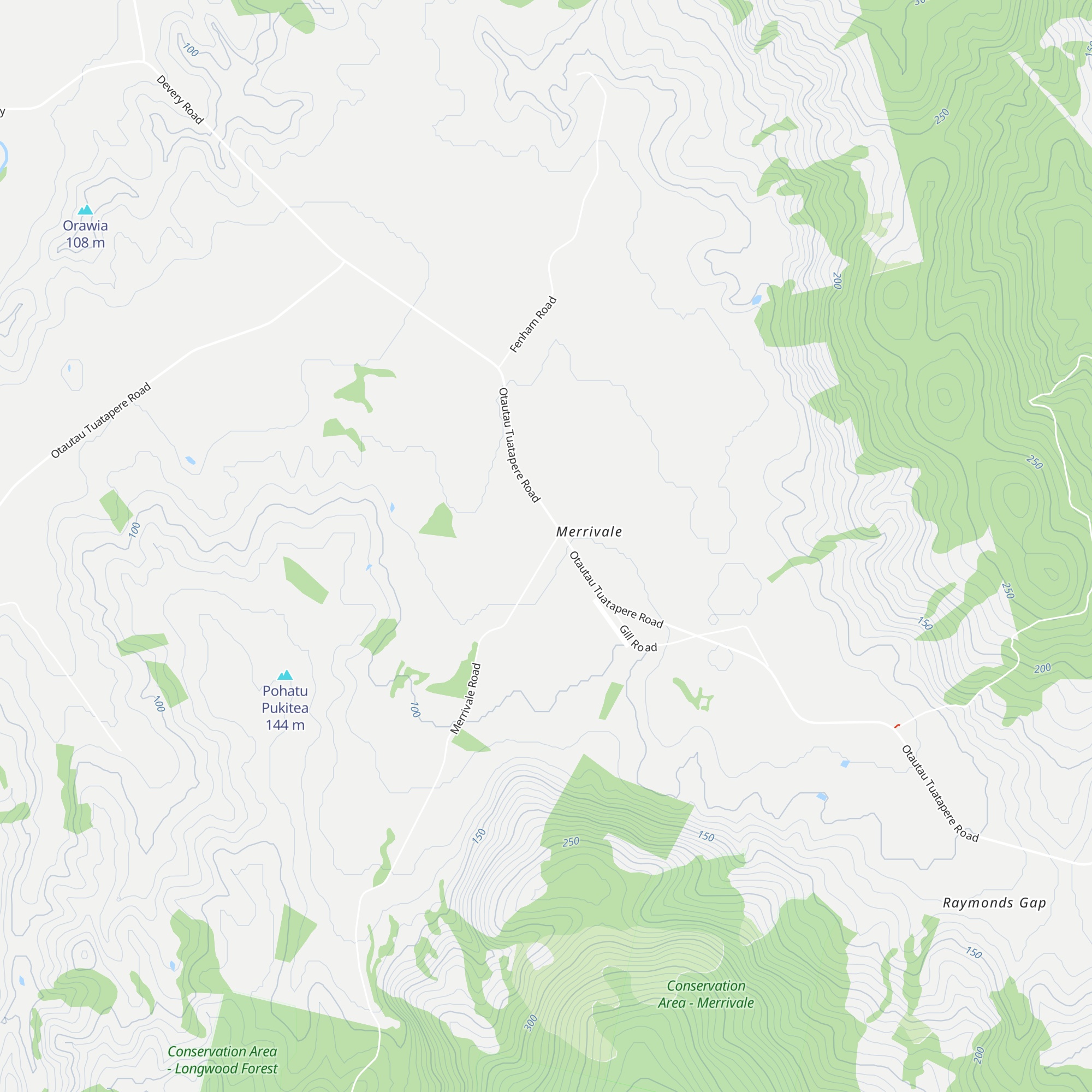 Merriview Hut map