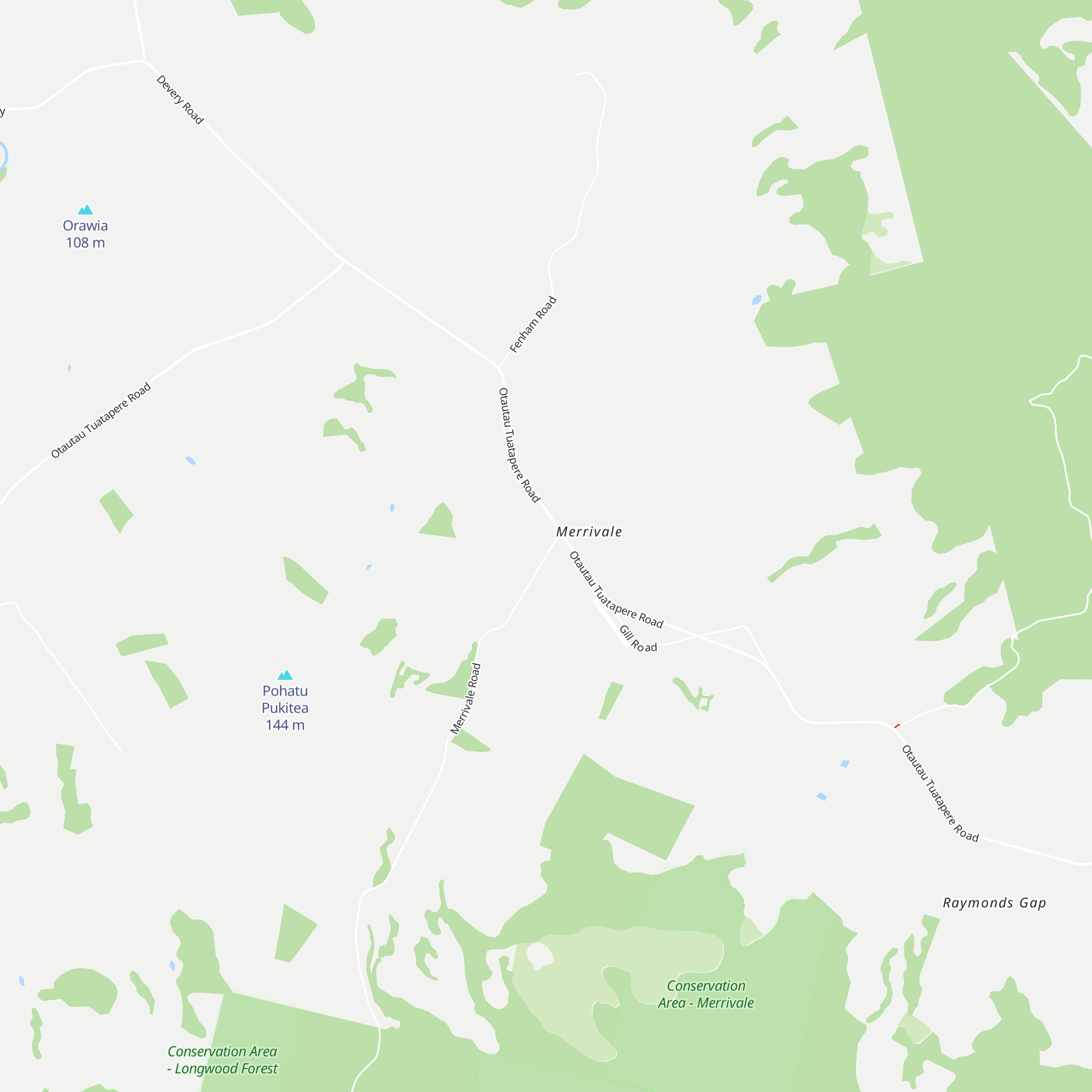 Merriview Hut map