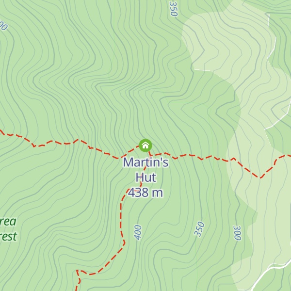Map of Martin's Hut