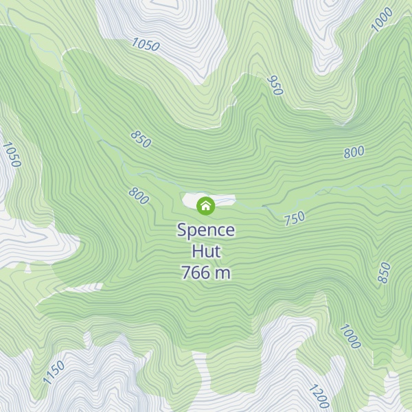 Map of Spence Hut