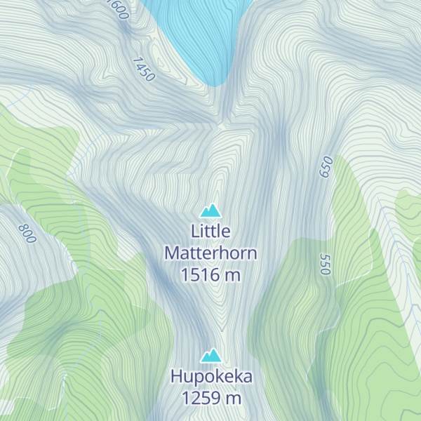 Map of Little Matterhorn