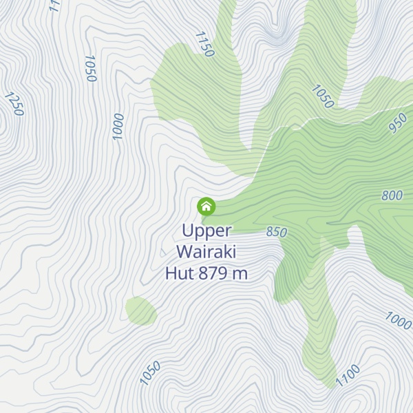 Map of Upper Wairaki Hut