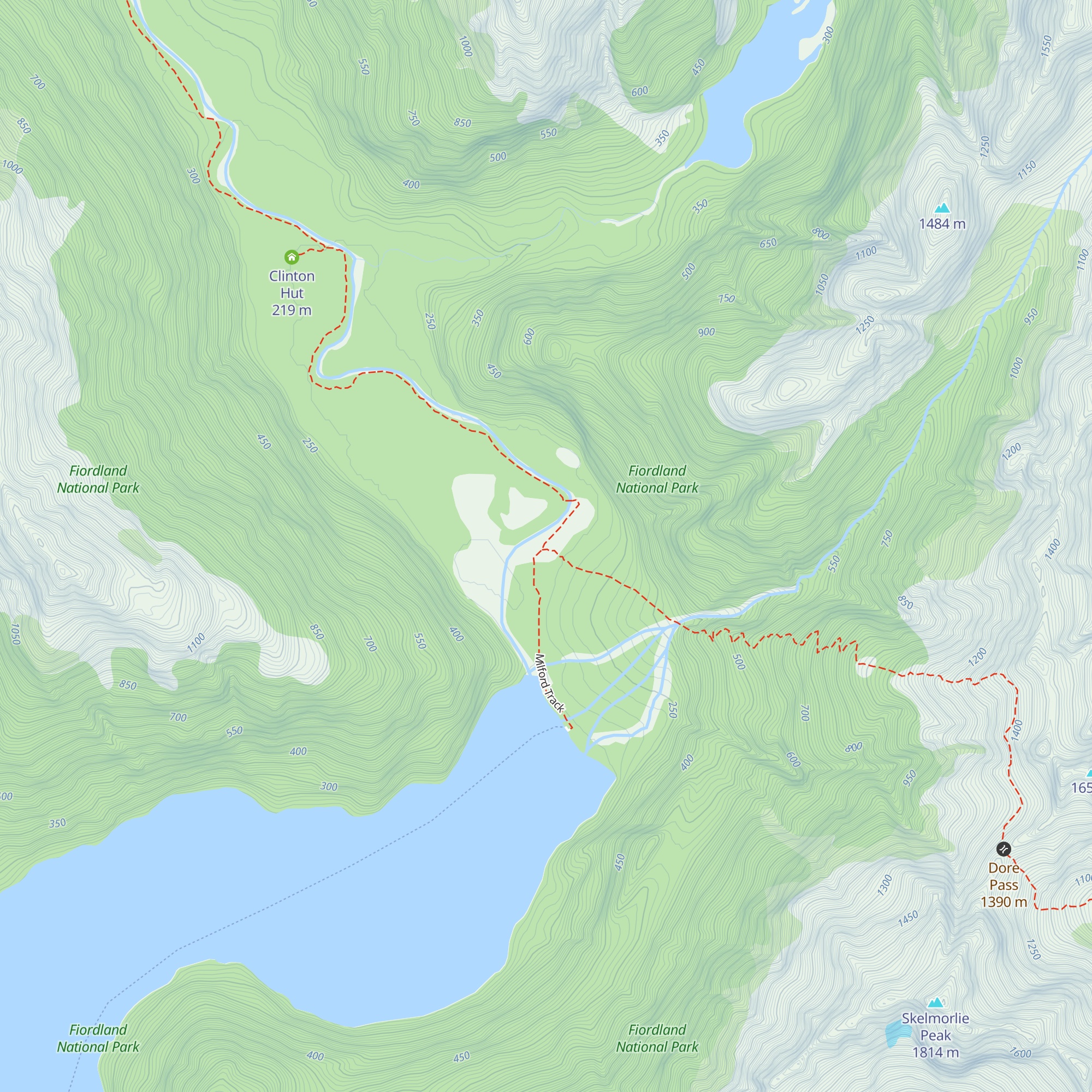 Glade House map