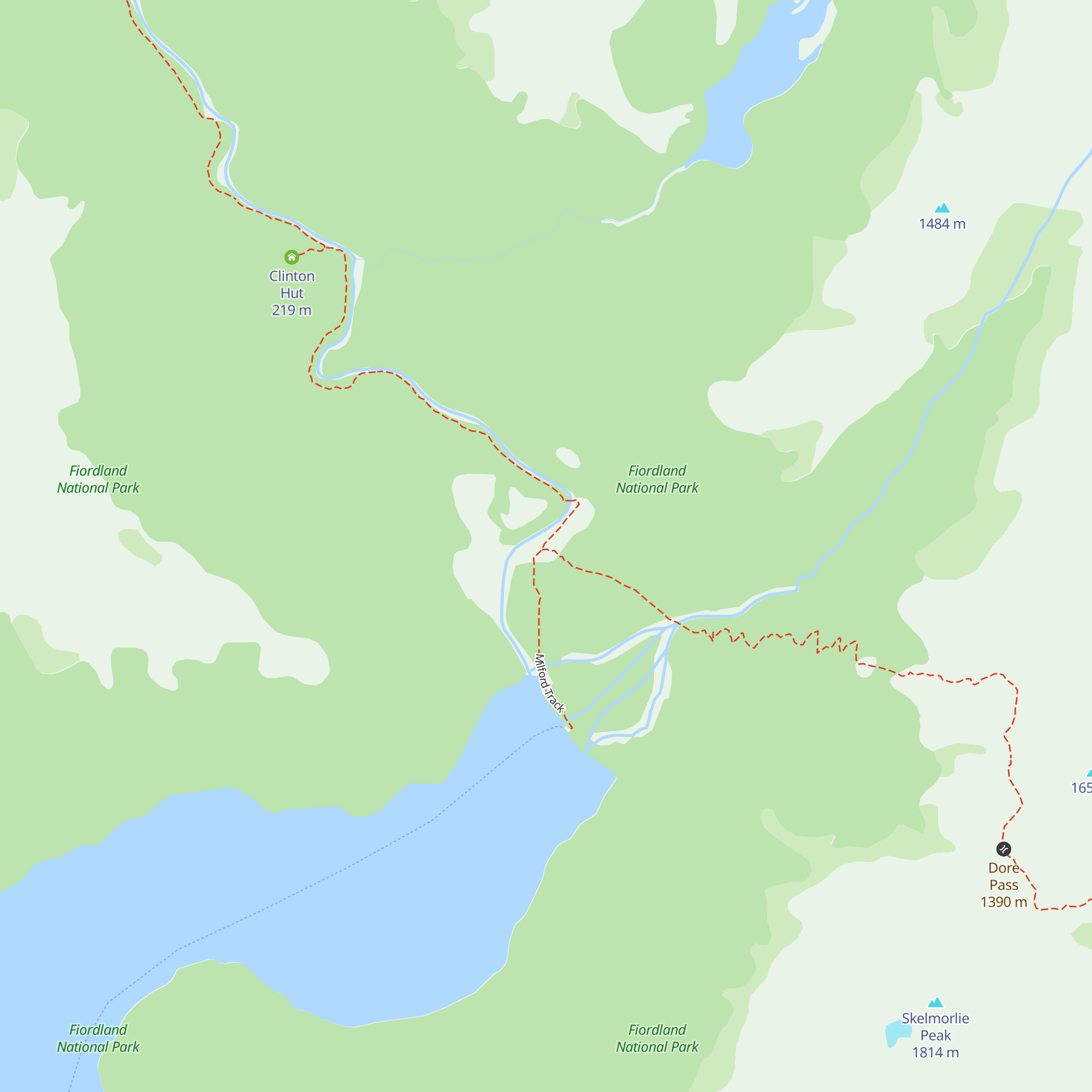 Glade House map