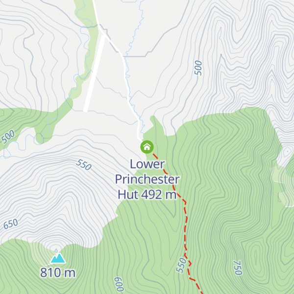 Map of Lower Princhester Hut