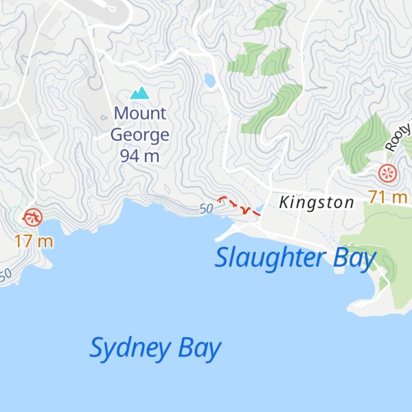 Map of Flagstaff Hill
