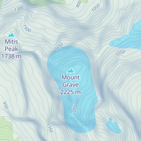Map of Mount Grave