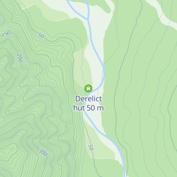Map of Derelict hut