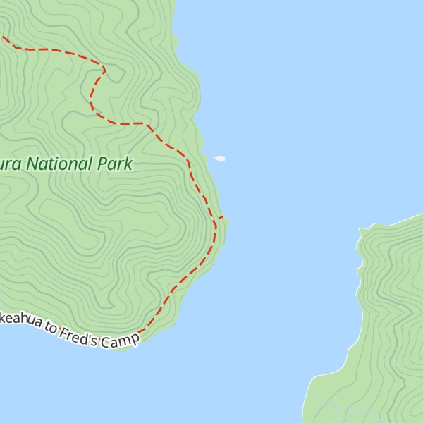 Map of Freds Camp Hut