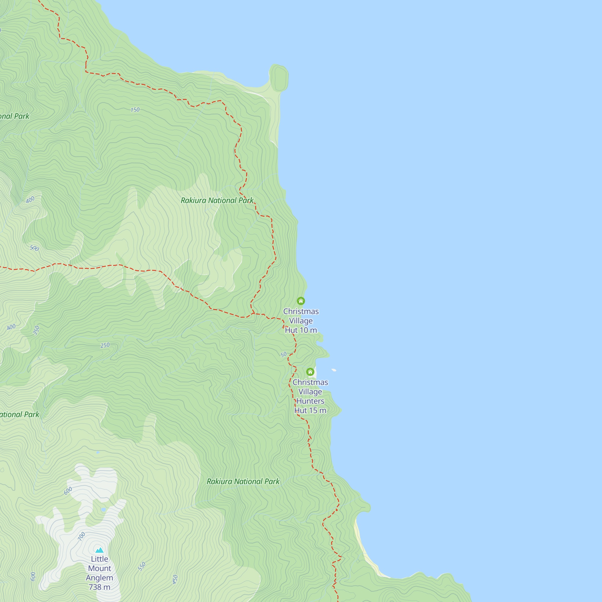 Christmas Village Hut map