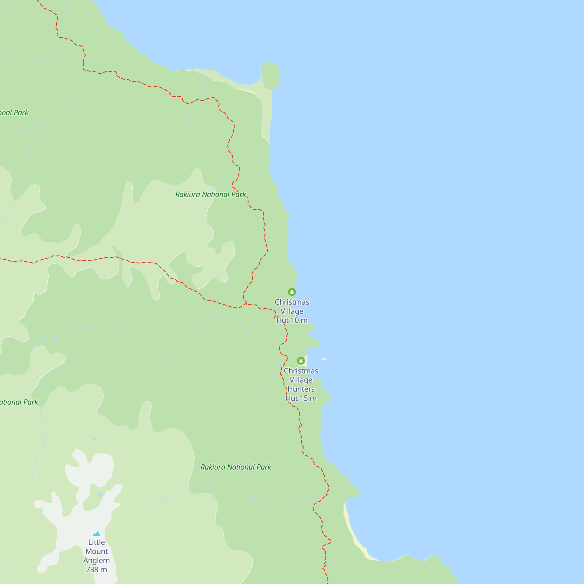 Christmas Village Hut map