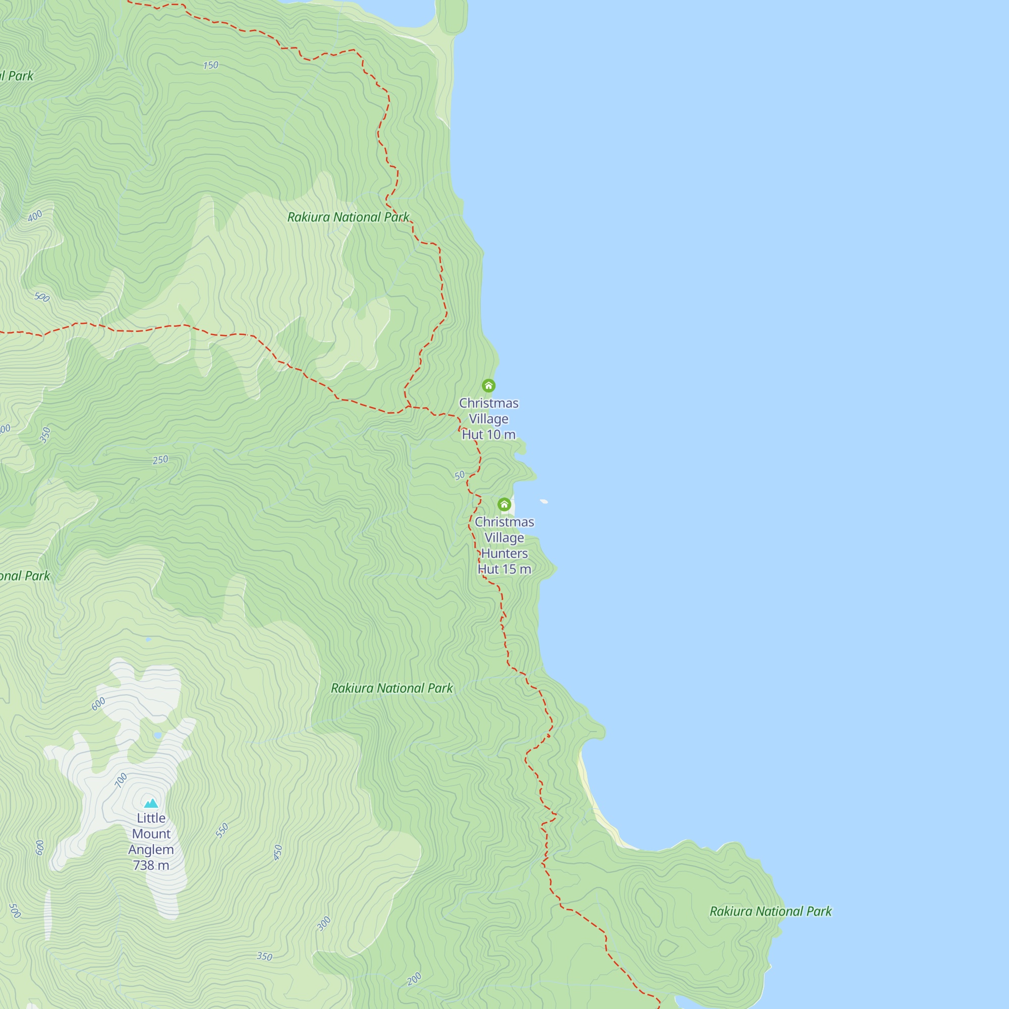 Christmas Village Hunters Hut map