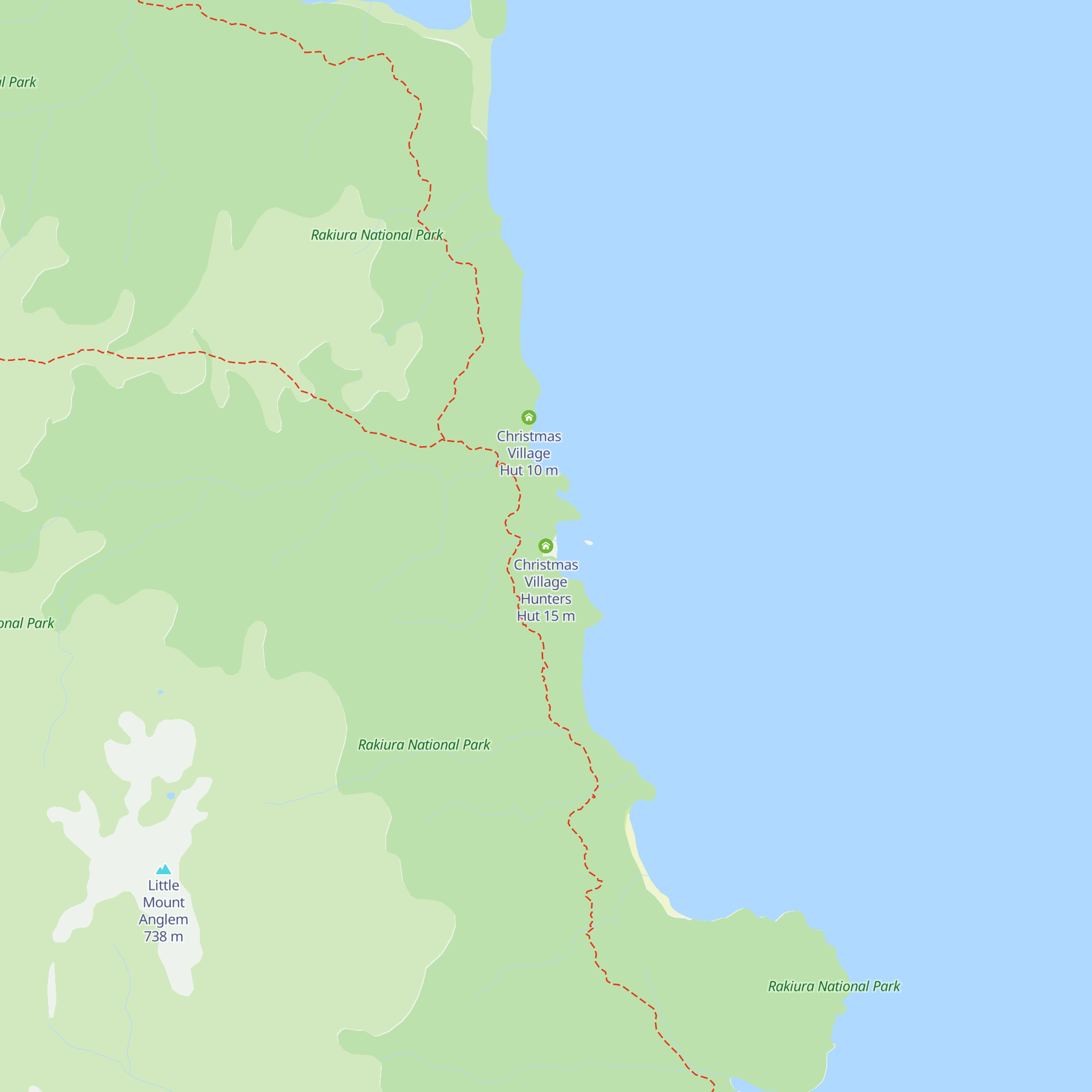 Christmas Village Hunters Hut map