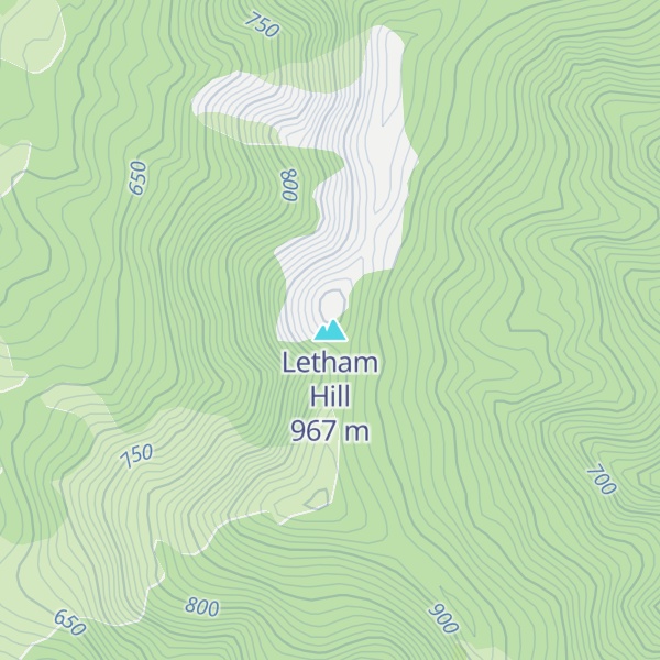 Map of Letham Hill