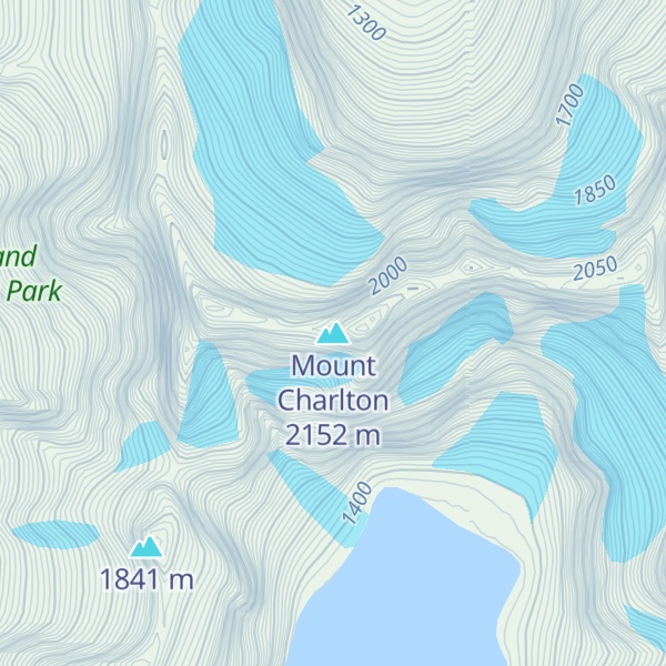 Map of Mount Charlton