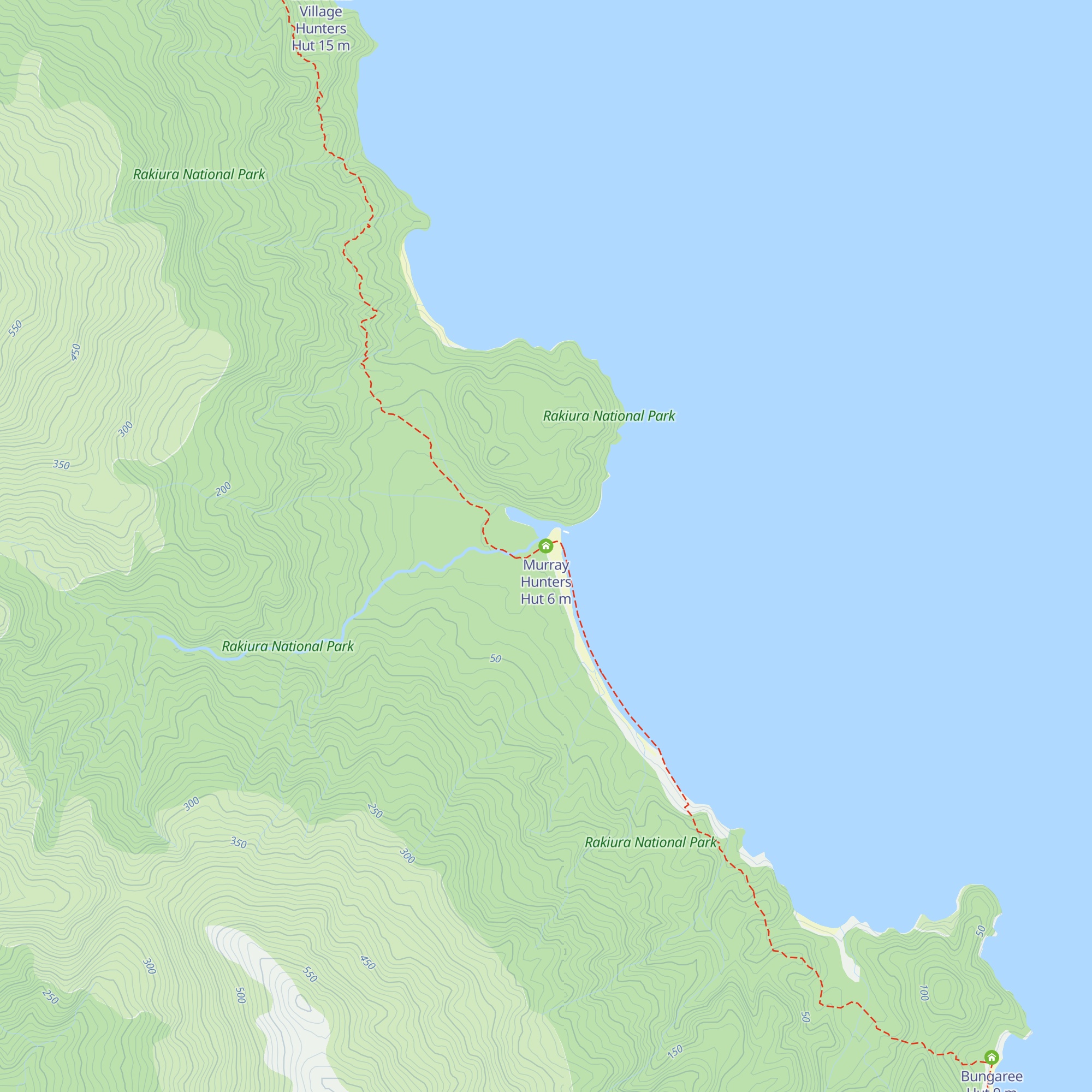 Murray Hunters Hut map
