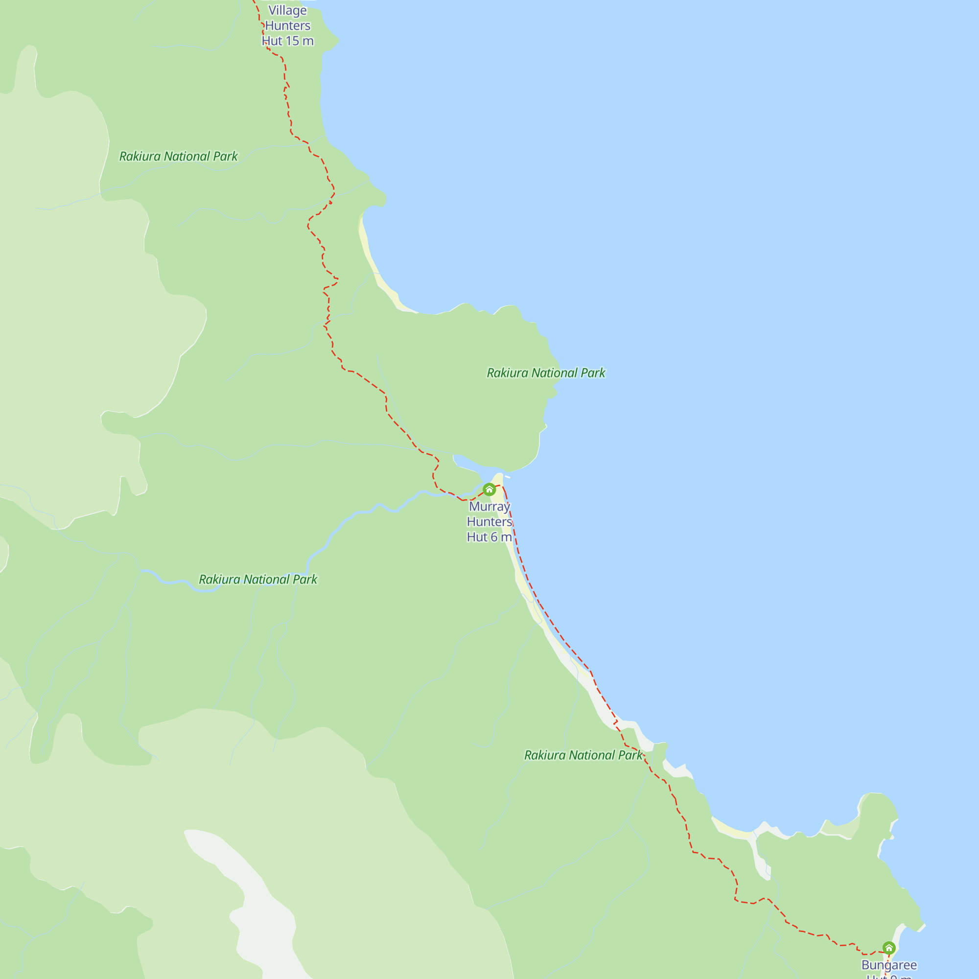 Murray Hunters Hut map