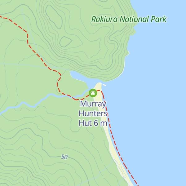 Map of Murray Hunters Hut