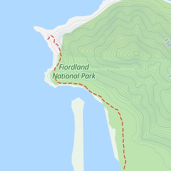 Map of Martins Bay Hut