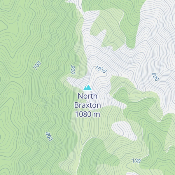 Map of North Braxton